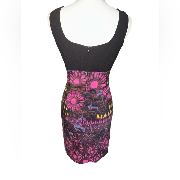 TRINA TURK Los Angeles Silk Rory Luxury Multi-Color Knee-Length Sheath Dress 2 - Picture 8 of 14